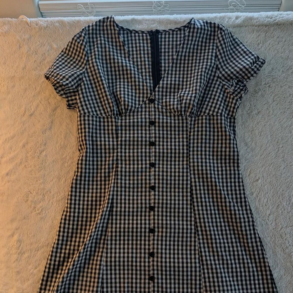 Unbranded Women's Black and White Dress